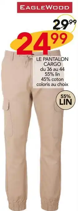 Stokomani Eaglewood le pantalon cargo offre
