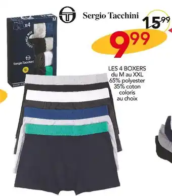 Stokomani Sergio tacchini les 4 boxers offre