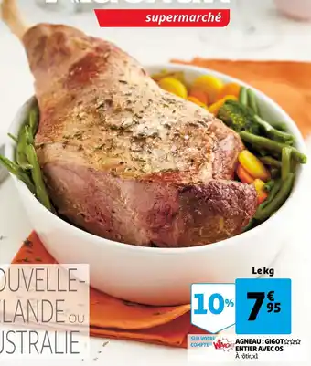 Auchan Agneau Gigot offre