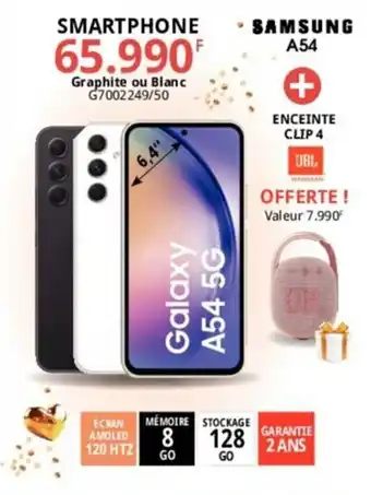 Gitem SMARTPHONE SAMSUNG Graphite ou Blanc G7002249/50 offre