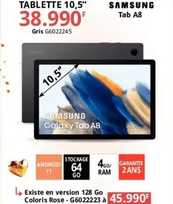 Gitem TABLETTE 10,5" Gris G6022245 offre