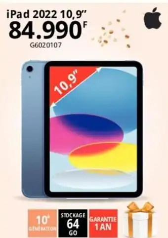 iPad 2022 10,9" G6020107