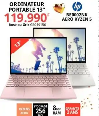 Gitem ORDINATEUR PORTABLE 13″ Rose ou Gris G6019156 offre
