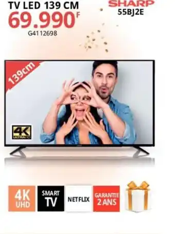 Gitem TV LED 139 CM offre