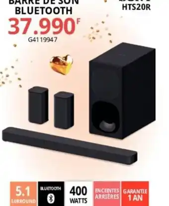 BARRE DE SON BLUETOOTH