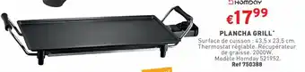 Trafic PLANCHA GRILL* offre