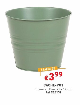 Trafic CACHE-POT offre