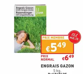 Trafic ENGRAIS GAZON offre