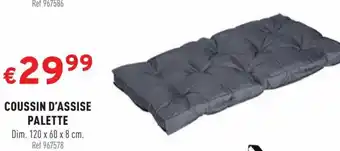 Trafic COUSSIN D'ASSISE PALETTE offre