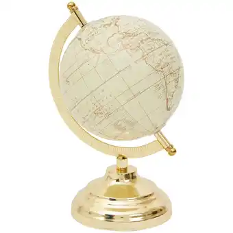 Action Globe terrestre sur un socle métal home accents offre