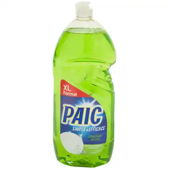 Action Liquide vaisselle paic offre
