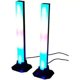 Action Barres lumineuses multicolores eurodomest offre