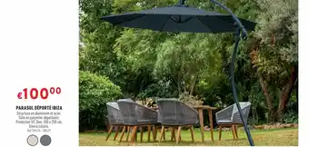 Trafic PARASOL DÉPORTÉ IBIZA offre