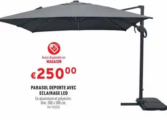 Trafic PARASOL DEPORTE AVEC ECLAIRAGE LED offre