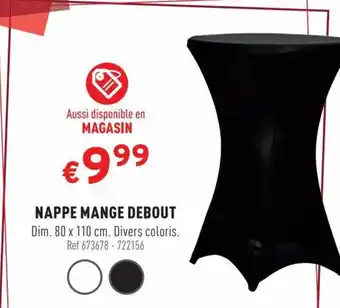 Trafic NAPPE MANGE DEBOUT offre