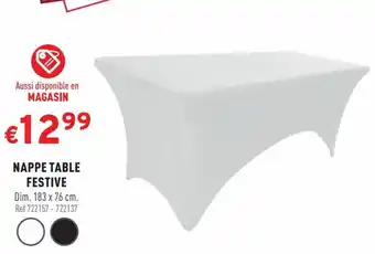 Trafic NAPPE TABLE FESTIVE offre