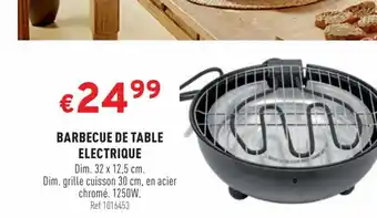 BARBECUE DE TABLE ELECTRIQUE