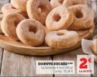 Super U DONUTS SUCRES offre