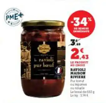 Super U RAVIOLS MAISON RIVIERE offre