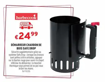 DĂMARREUR CHARBON DE BOIS SAFE DROP