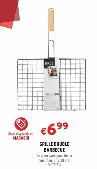 Trafic GRILLE DOUBLE BARBECUE offre