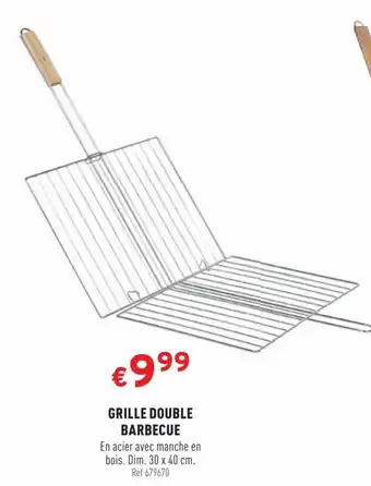 GRILLE DOUBLE BARBECUE