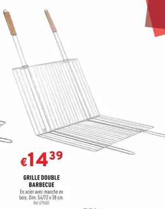 Trafic GRILLE DOUBLE BARBECUE offre