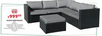 Trafic SALON DE JARDIN VERACRUZ offre