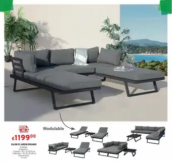 Trafic SALON DE JARDIN DURANGO offre