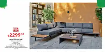 Trafic SALON DE JARDIN BARI offre