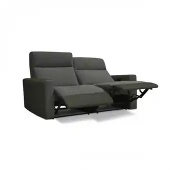 3 suisses 3s. x home - canapé relax electrique 3 places bi matière - le salon offre
