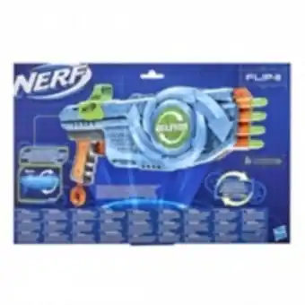 Nerf elite 2.0, blaster flipshots flip-8, 2 fois 4 canons pivotants, capacité de 8 fléchettes, inclut 8 fléchettes nerf