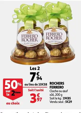 Auchan Rochers Ferrero offre