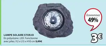JYSK Lampe Solaire Storjo offre