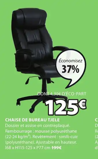 JYSK Chaise De Bureay Tjele offre