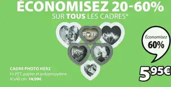 JYSK Cadre Photo Herz offre