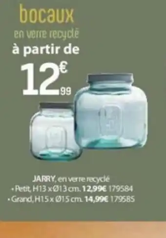 Bocaux en verre recyclé