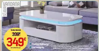 BUT Finition brillante Led intégrés offre