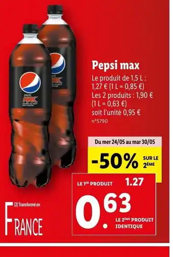 Pepsi max