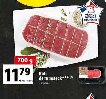 Lidl Rôti de rumsteck**★ (2) offre