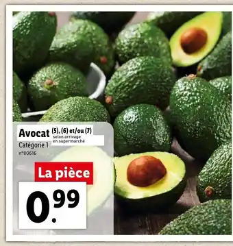 Lidl Avocat (5), (6) et/ou (7) offre