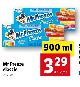 Lidl Mr.Freeze Classic offre