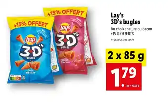 Lidl Lay's 3D BUGLES offre