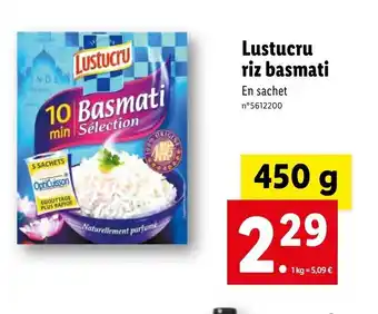 Lustucru riz basmati