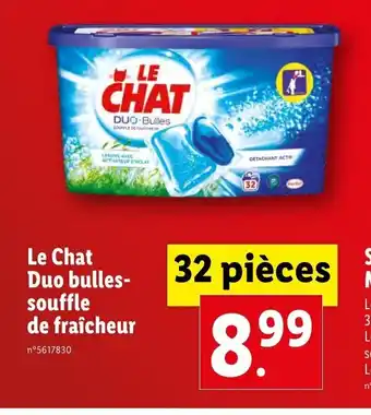 Lidl Le Chat Duo bulles-souffle de fraîcheur offre