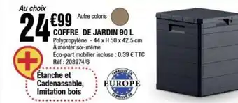 La Foir'Fouille Coffre de jardin 90l offre