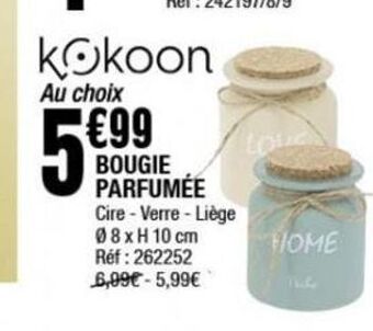 La Foir'Fouille Bougie parfumee offre