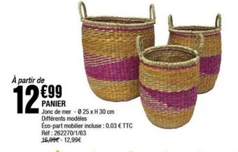 La Foir'Fouille Panier offre