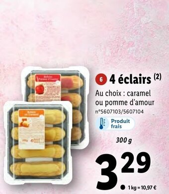 4 éclairs (²)