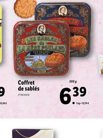Lidl Coffret de sablés offre